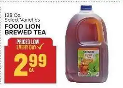 Food Lion FOOD LION BREWED TEA offer