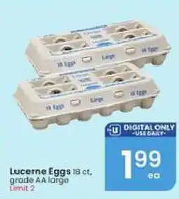 Albertsons Lucerne Eggs offer