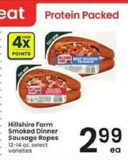 Albertsons Hillshire Farm Smoked Dinner Sausage Ropes offer
