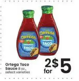 Albertsons Ortega Taco Sauce offer