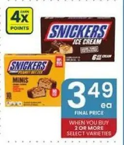Albertsons Snickers Ice Cream offer