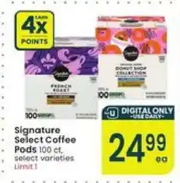 Albertsons Signature Select Coffee Pods offer
