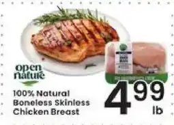 Albertsons Open Nature Chicken Breast offer