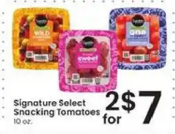 Albertsons Signature Select Snacking Tomatoes offer