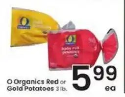 Albertsons O Organics Red or Gold Potatoes offer