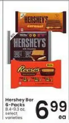 Albertsons Hershey Bar 6-Packs offer
