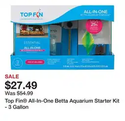 Petsmart Top Fin All-In-One Betta Aquarium Starter Kit - 3 Gallon offer