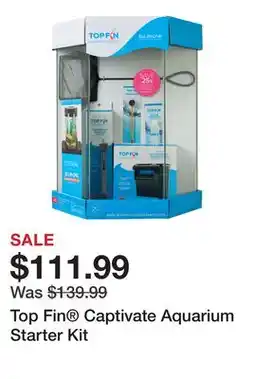 Petsmart Top Fin Captivate Aquarium Starter Kit offer