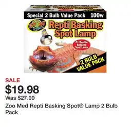 Petsmart Zoo Med Repti Basking Spot Lamp 2 Bulb Pack offer