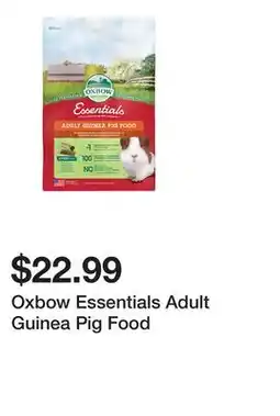 Petsmart Oxbow Essentials Adult Guinea Pig Food offer