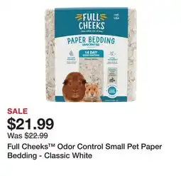 Petsmart Full Cheeks Odor Control Small Pet Paper Bedding - Classic White offer