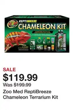Petsmart Zoo Med ReptiBreeze Chameleon Terrarium Kit offer