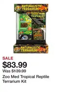 Petsmart Zoo Med Tropical Reptile Terrarium Kit offer
