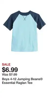 Kohl's Boys 4-12 Jumping Beans Essential Raglan Tee offer