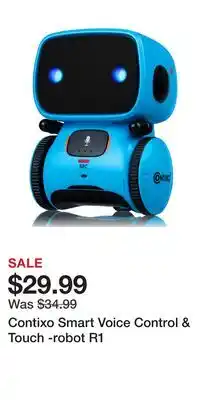 Kohl's Contixo Smart Voice Control & Touch -robot R1 offer