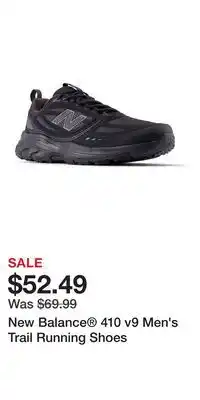 Kohl's New Balance 410 v9 Men's Trail Running Shoes offer