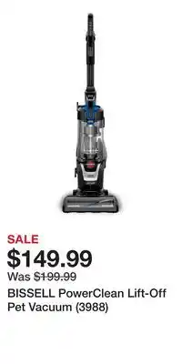 Kohl's BISSELL PowerClean Lift-Off Pet Vacuum (3988) offer