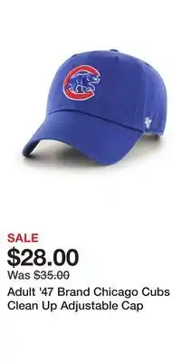 Kohl's Adult '47 Brand Chicago Cubs Clean Up Adjustable Cap offer