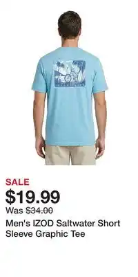 Kohl's Men's IZOD Saltwater Short Sleeve Graphic Tee offer