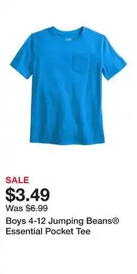 Kohl's Boys 4-12 Jumping Beans Essential Pocket Tee offer