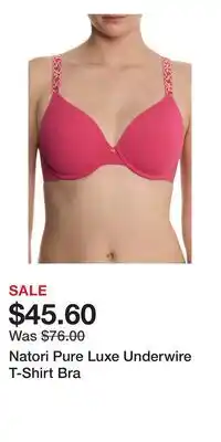 Nordstrom Natori Pure Luxe Underwire T-Shirt Bra offer