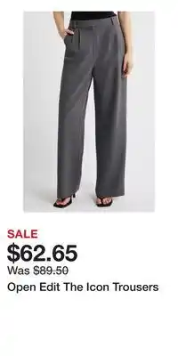 Nordstrom Open Edit The Icon Trousers offer