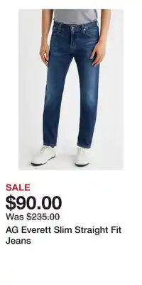 Nordstrom AG Everett Slim Straight Fit Jeans offer