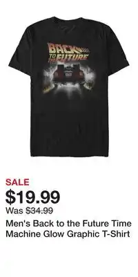 Nordstrom Men's Back to the Future Time Machine Glow Graphic T-Shirt offer