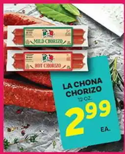 El Paso Grande LA CHONA CHORIZO offer