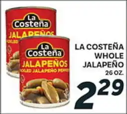 El Paso Grande LA COSTEΓA WHOLE JALAPEΓO offer