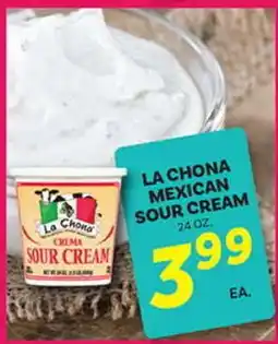 El Paso Grande LA CHONA MEXICAN SOUR CREAM offer