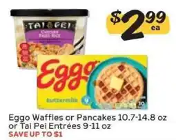 Winn Dixie Eggo Waffles or Pancakes or Tai Pei Entrées offer