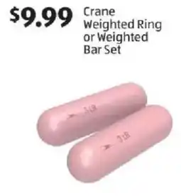 Aldi Crane Weighted Ring or Weighted Bar Set offer
