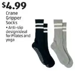 Aldi Crane Gripper Socks offer