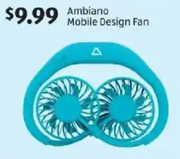 Aldi Ambiano Mobile Design Fan offer
