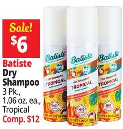 Ocean State Job Lot Batiste Dry Shampoo offer
