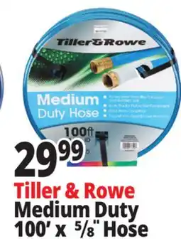 Ocean State Job Lot Tiller & Rowe Medium Duty Hose 5/8 in 100' offer