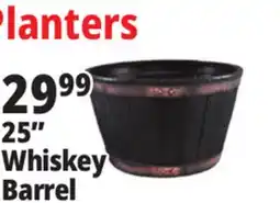 Ocean State Job Lot Whiskey Barrel Resin Planter 24.6 offer