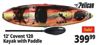 Ocean State Job Lot Pelican Covert Angler Kayak w/ Paddle offer