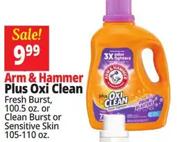 Ocean State Job Lot Arm & Hammer Plus Oxi Clean Stain Fighters Detergent 100.5 oz offer