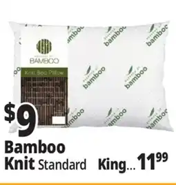 Ocean State Job Lot Essence of Bamboo Knit Jumbo Pillow offer