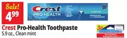 Ocean State Job Lot Crest Pro-Health Toothpaste 5.9 oz., Clean mint offer