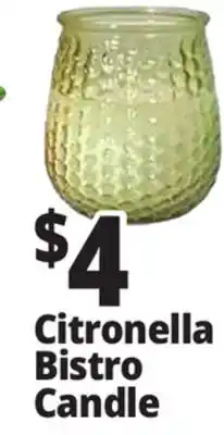 Ocean State Job Lot Citronella Bistro Candle offer