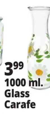 Ocean State Job Lot 1000 ml. Glass Carafe offer