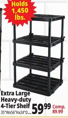 Ocean State Job Lot Extra Large Heavy Duty 4 Shelf offer