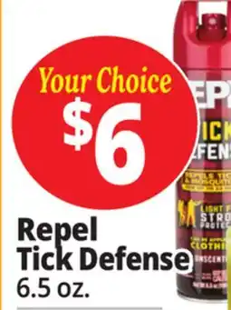 Ocean State Job Lot Repel Tick Defense Aerosol Spray 6.5 oz offer