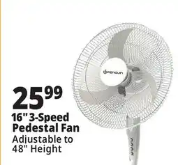 Ocean State Job Lot Penguin Pedestal Fan 16 offer
