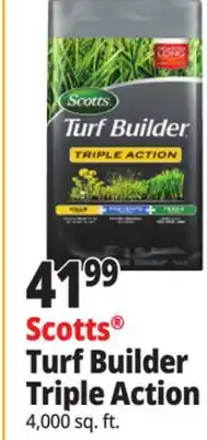 Ocean State Job Lot Scotts Turf Builder Triple Action Weed Control & Lawn Food 4 000 sq ft offer