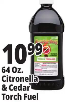 Ocean State Job Lot ScatterBug Citronella Torch Fuel 64 oz offer