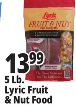 Ocean State Job Lot Lyric Fruit and Nut High Energy Wild Bird Food Mix 5 lbs offer